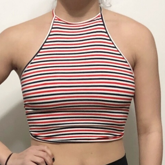 Garage cropped halter top - Picture 2 of 2